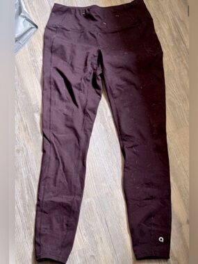 Hyba pulse high rise purple leggings size medium